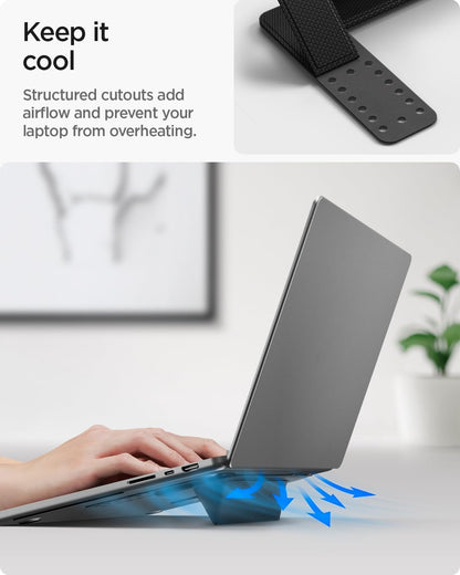 Slim Fold Portable Laptop Stand Keyboard Riser Foldable Portable