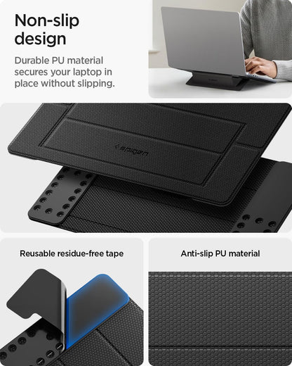 Slim Fold Portable Laptop Stand Keyboard Riser Foldable Portable