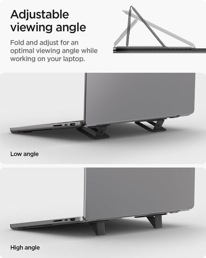 Slim Fold Portable Laptop Stand Keyboard Riser Foldable Portable