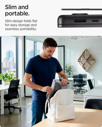 Slim Fold Portable Laptop Stand Keyboard Riser Foldable Portable
