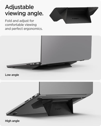 Slim Fold Portable Laptop Stand Keyboard Riser Foldable Portable