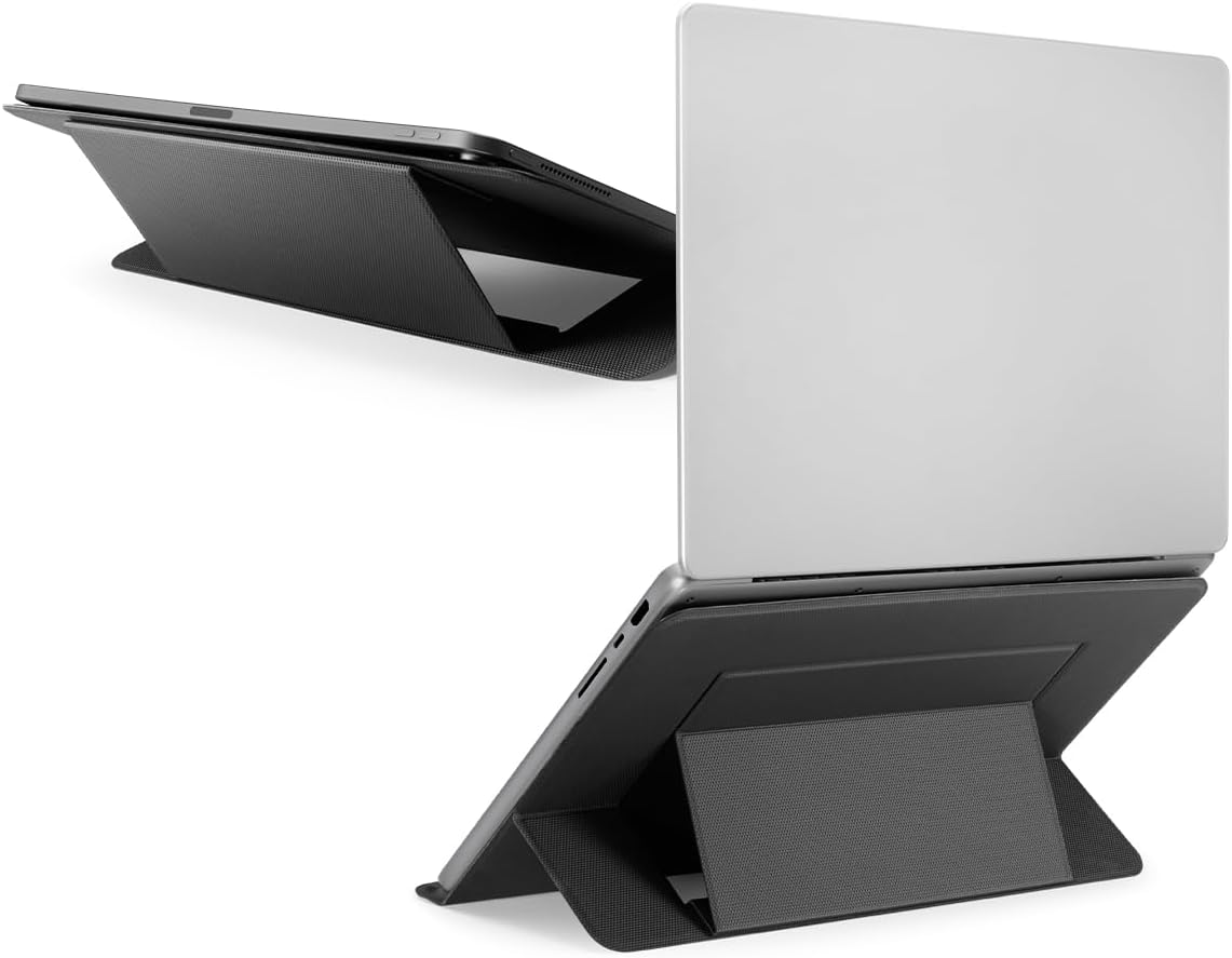 Slim Fold Portable Laptop Stand Keyboard Riser Foldable Portable