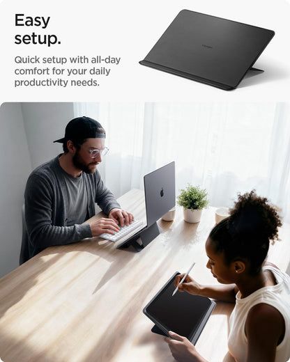 Slim Fold Portable Laptop Stand Keyboard Riser Foldable Portable