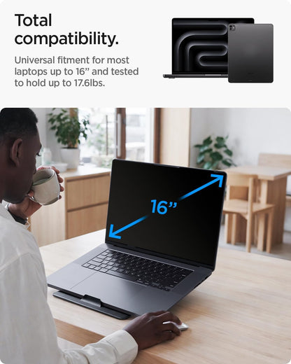 Slim Fold Portable Laptop Stand Keyboard Riser Foldable Portable
