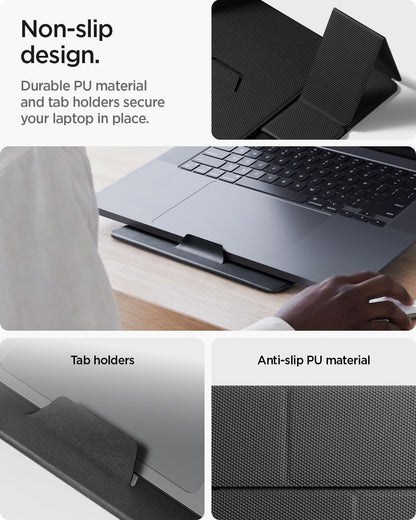 Slim Fold Portable Laptop Stand Keyboard Riser Foldable Portable