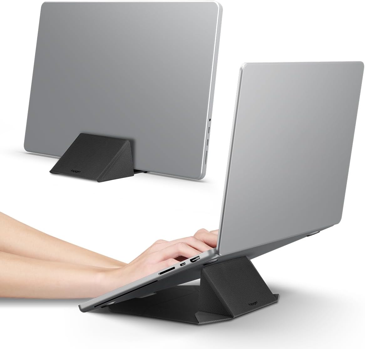 Slim Fold Portable Laptop Stand Keyboard Riser Foldable Portable