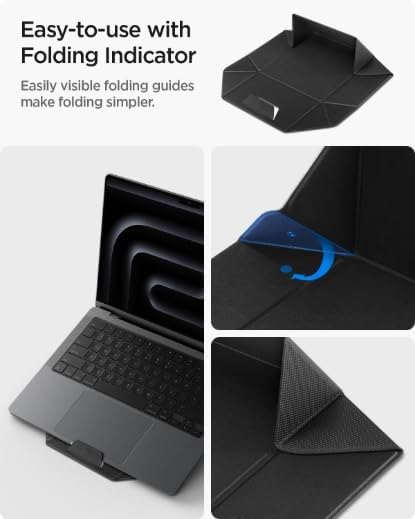 Slim Fold Portable Laptop Stand Keyboard Riser Foldable Portable