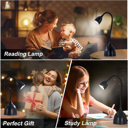 EJIAXIN Desk Lamp for Home Office, LED Reading Light, Black