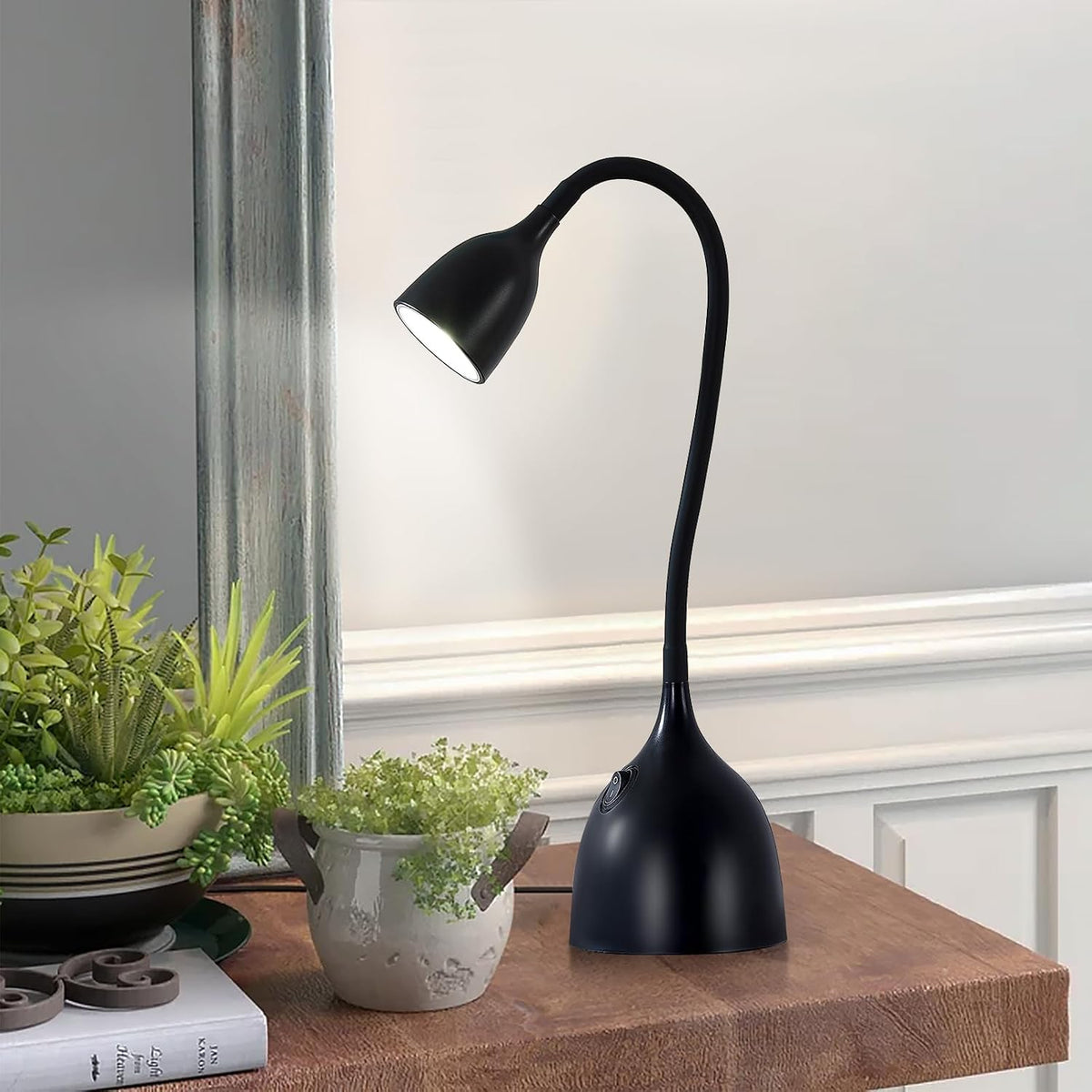 EJIAXIN Desk Lamp for Home Office, LED Reading Light, Black