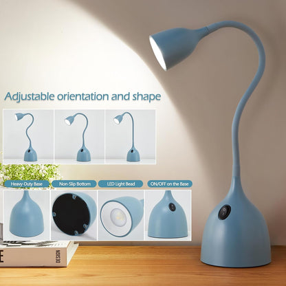 EJIAXIN Desk Lamp for Home Office, LED Reading Light, Black