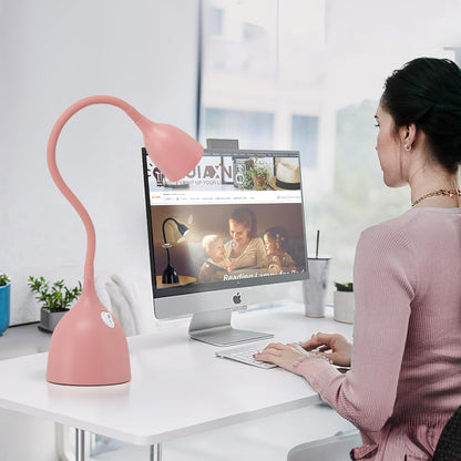 EJIAXIN Desk Lamp for Home Office, LED Reading Light, Black