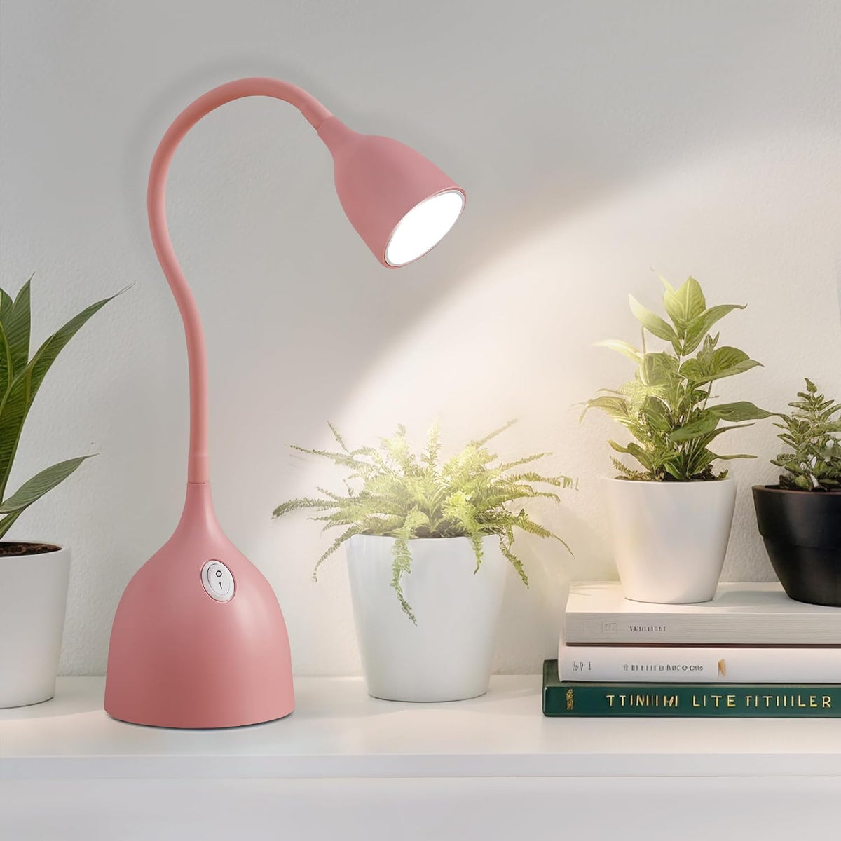 EJIAXIN Desk Lamp for Home Office, LED Reading Light, Black