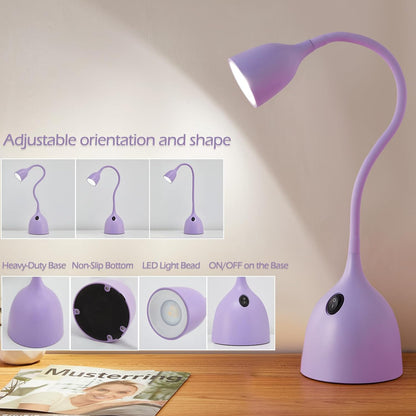 EJIAXIN Desk Lamp for Home Office, LED Reading Light, Black