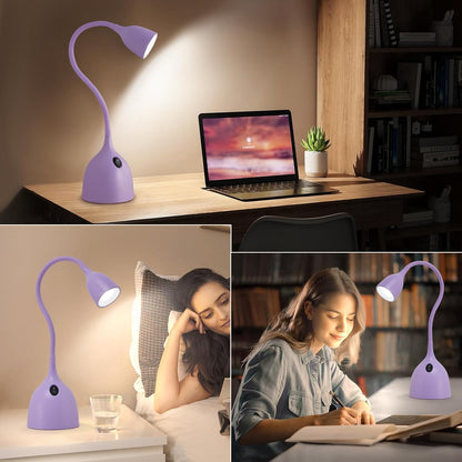 EJIAXIN Desk Lamp for Home Office, LED Reading Light, Black