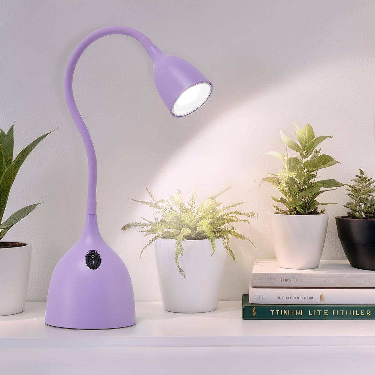EJIAXIN Desk Lamp for Home Office, LED Reading Light, Black