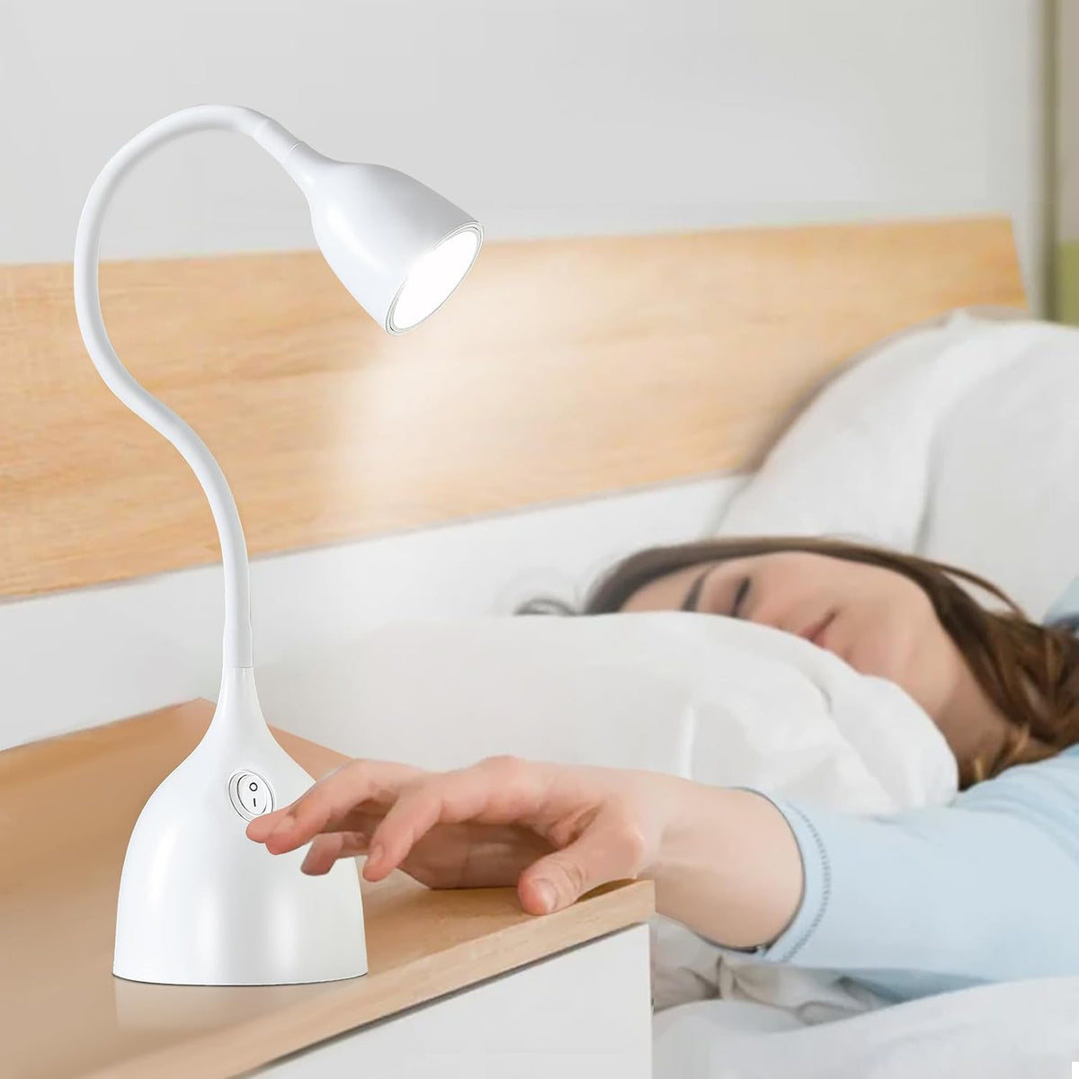 EJIAXIN Desk Lamp for Home Office, LED Reading Light, Black