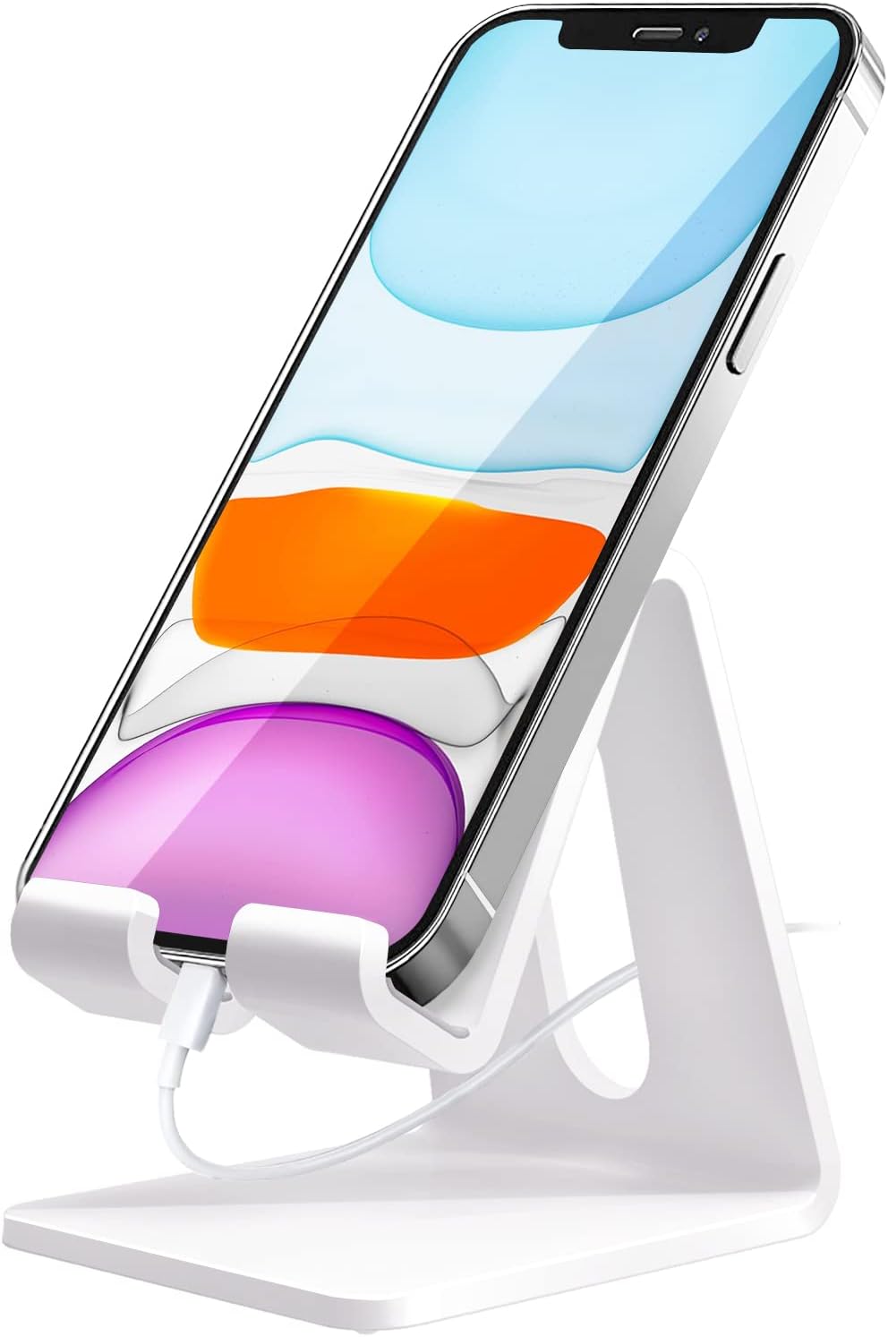 Acrylic Cell Phone Stand, Portable Clear Phone Stand for Desk, Compatible with Phone16 15 14 13 Pro Max Mini 12 11 Plus SE, Switch, Android Smartphone, Pad, Tablet, Desk Accessories