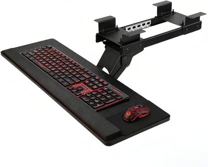 Ergonomic Keyboard Tray Under Desk, Large Size Keypad Tray Holder