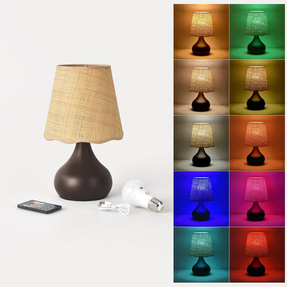 Green Small Touch Control Table Lamp for Bedroom,Green Bedside Lamps for Nightstand,Cute Mini Small Table Lamps for Small Spaces with Scalloped Shade for Kitchen Counter,Bookshelf,Living Room
