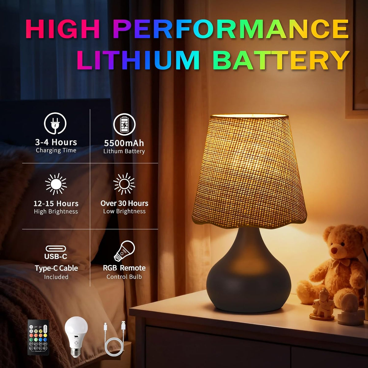 Green Small Touch Control Table Lamp for Bedroom,Green Bedside Lamps for Nightstand,Cute Mini Small Table Lamps for Small Spaces with Scalloped Shade for Kitchen Counter,Bookshelf,Living Room