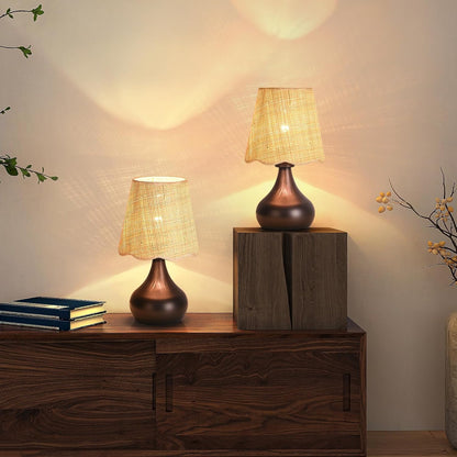 Green Small Touch Control Table Lamp for Bedroom,Green Bedside Lamps for Nightstand,Cute Mini Small Table Lamps for Small Spaces with Scalloped Shade for Kitchen Counter,Bookshelf,Living Room