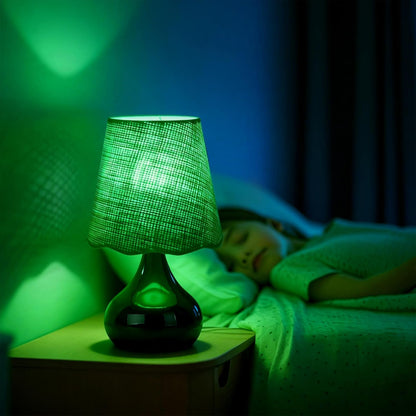 Green Small Touch Control Table Lamp for Bedroom,Green Bedside Lamps for Nightstand,Cute Mini Small Table Lamps for Small Spaces with Scalloped Shade for Kitchen Counter,Bookshelf,Living Room