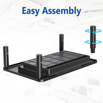2 Pack Monitor Stand Riser with Drawer, 3 Height Adjustable