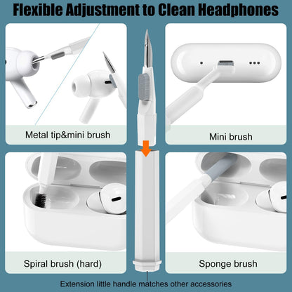 20 in 1 Multifunctional Cleaner Kit for Electronic Devices (White)