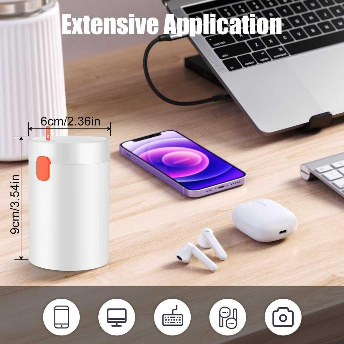 20 in 1 Multifunctional Cleaner Kit for Electronic Devices (White)