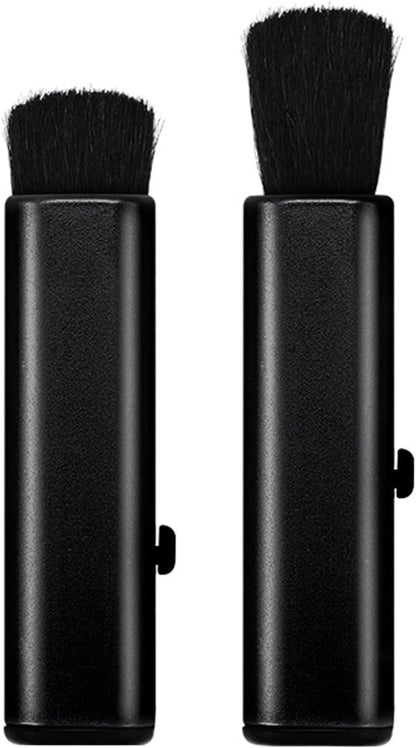2PCS 4.92 Inch Soft Bristle Cleaning Brush Plastic Handle Home and Office Dusting Tool Compatible with Keyboard/Camera Lenses/Electronic Device