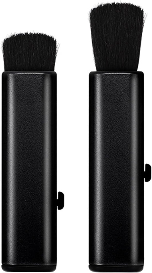 2PCS 4.92 Inch Soft Bristle Cleaning Brush Plastic Handle Home and Office Dusting Tool Compatible with Keyboard/Camera Lenses/Electronic Device