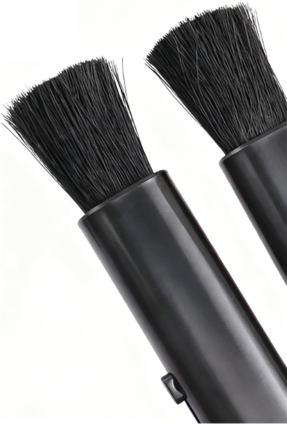 2PCS 4.92 Inch Soft Bristle Cleaning Brush Plastic Handle Home and Office Dusting Tool Compatible with Keyboard/Camera Lenses/Electronic Device