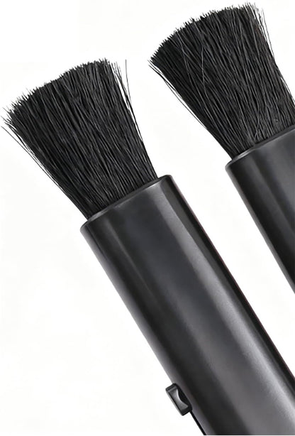2PCS 4.92 Inch Soft Bristle Cleaning Brush Plastic Handle Home and Office Dusting Tool Compatible with Keyboard/Camera Lenses/Electronic Device