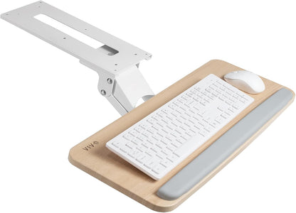 Black Under Desk 25 x 10 in Keyboard Tray, MOUNT-KB03B