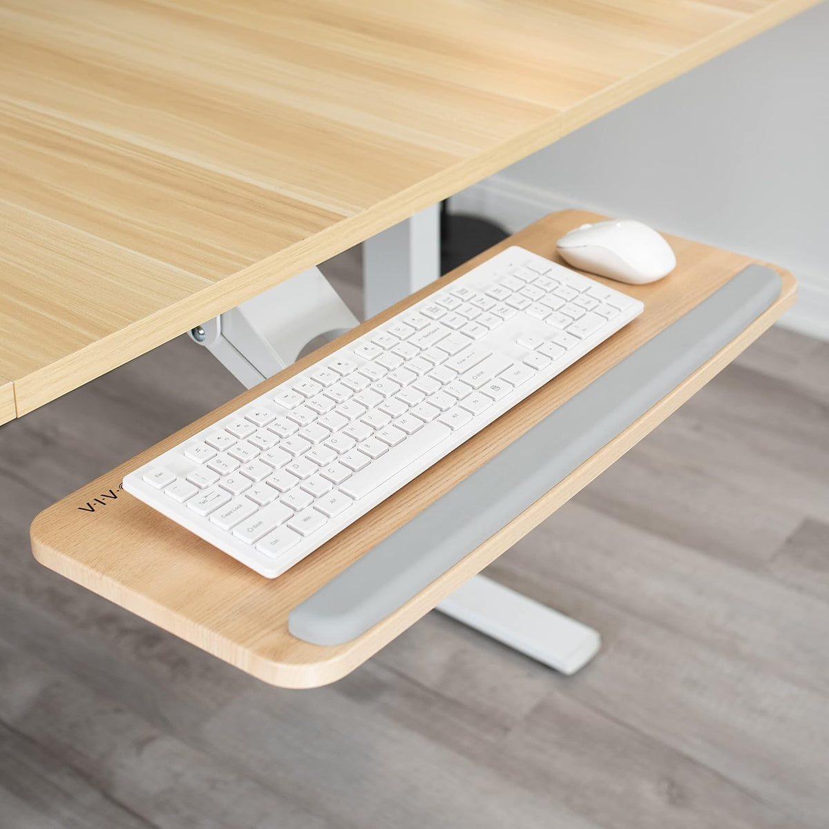 Black Under Desk 25 x 10 in Keyboard Tray, MOUNT-KB03B