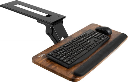 Black Under Desk 25 x 10 in Keyboard Tray, MOUNT-KB03B