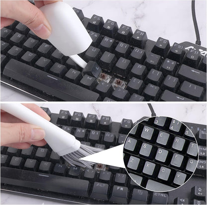 Mini Dustpan and Brush Set, Mini Cleaning Tool Small Broom and Dustpan Mini Dust Pans with Brush Nesting Tiny Cleaning Broom Small Bristles Brush for Desktop Computer Keyboard Car Window