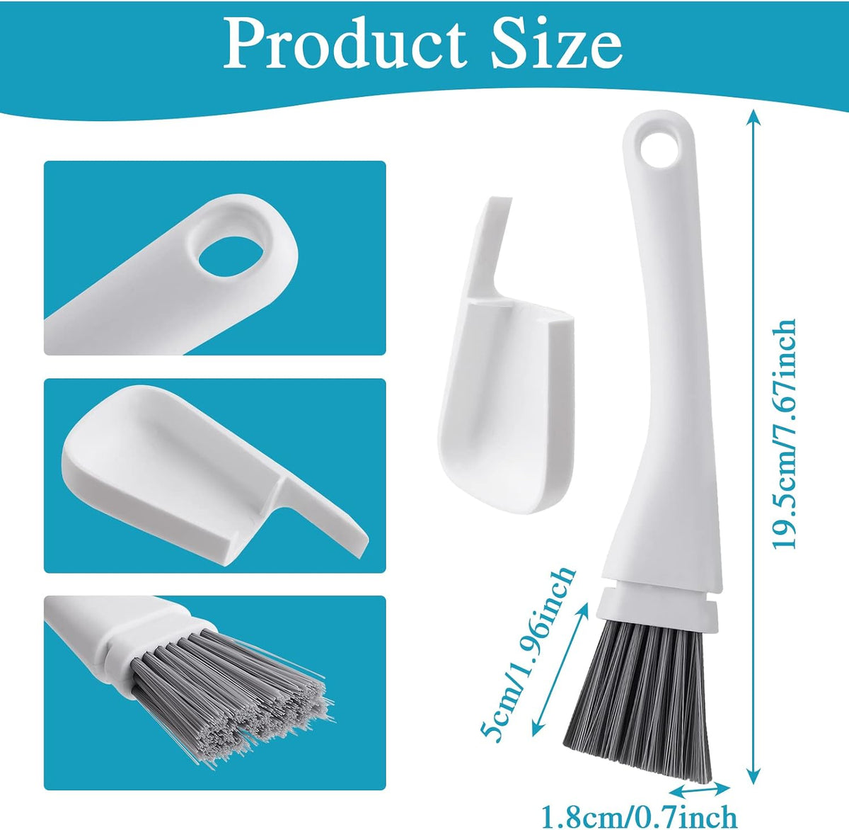 Mini Dustpan and Brush Set, Mini Cleaning Tool Small Broom and Dustpan Mini Dust Pans with Brush Nesting Tiny Cleaning Broom Small Bristles Brush for Desktop Computer Keyboard Car Window
