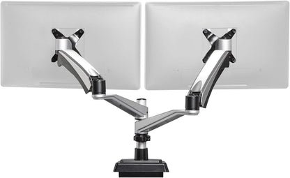 Dual Monitor Arm - VESA Monitor Mount w/ 360 Degree Adjustment - Monitors up to 27 inches, 19.8 lbs - Double Monitor Arms with Full Adjustability - Computer Monitor Stand for Home or Office