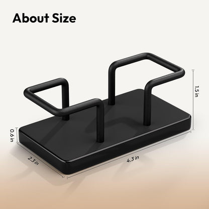 Acrylic Metal Business Card Holder Display Stand Organizer for Desk