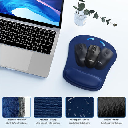 Keyboard Wrist Rest and Mouse Pad Set with Wrist Support