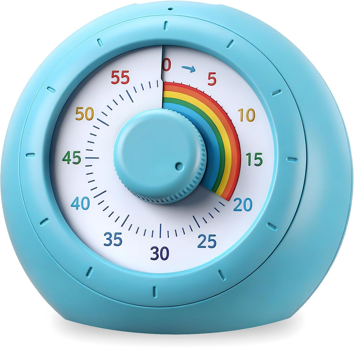 60 Minute Visual Timer for Kids, Silent Countdown Clock