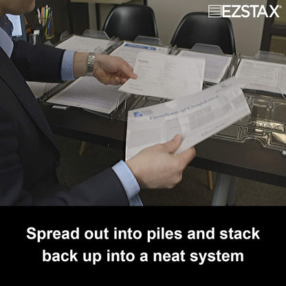 File Organizers - Letter Size, Stackable Trays for Desk - for Office Files, Mail, Documents