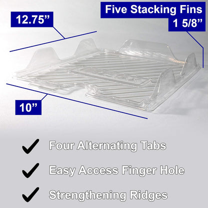 File Organizers - Letter Size, Stackable Trays for Desk - for Office Files, Mail, Documents