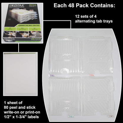 File Organizers - Letter Size, Stackable Trays for Desk - for Office Files, Mail, Documents