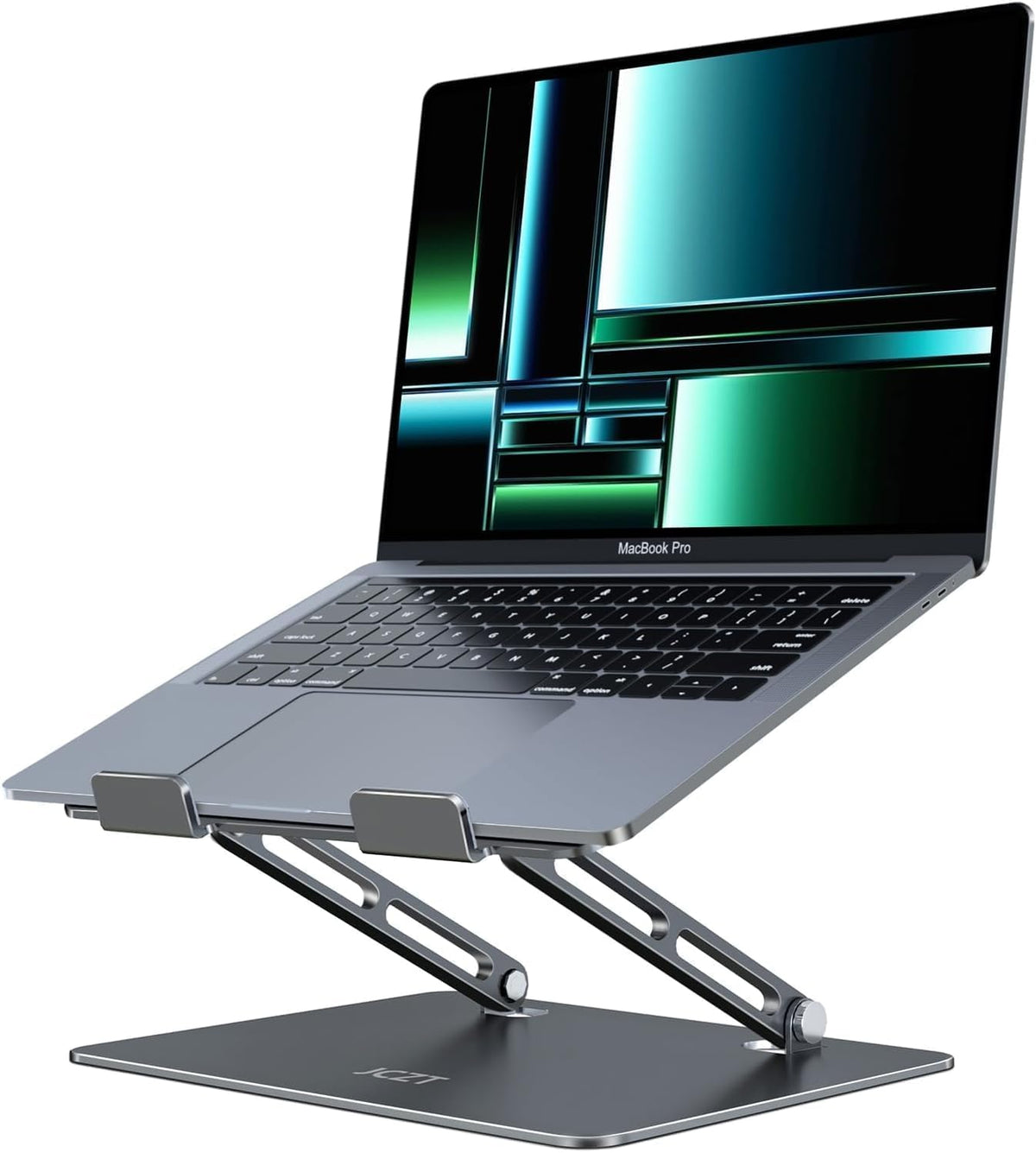 Adjustable Laptop Stand for Desk, Metal Foldable Laptop Riser, Pink