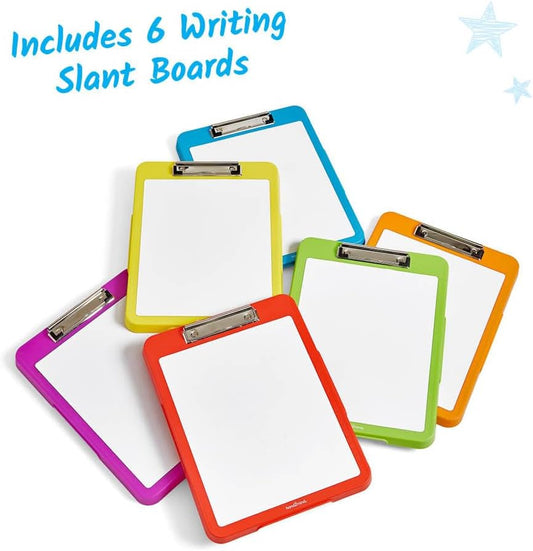 Rainbow Writing Slant Boards (Set of 6), Ages 4+