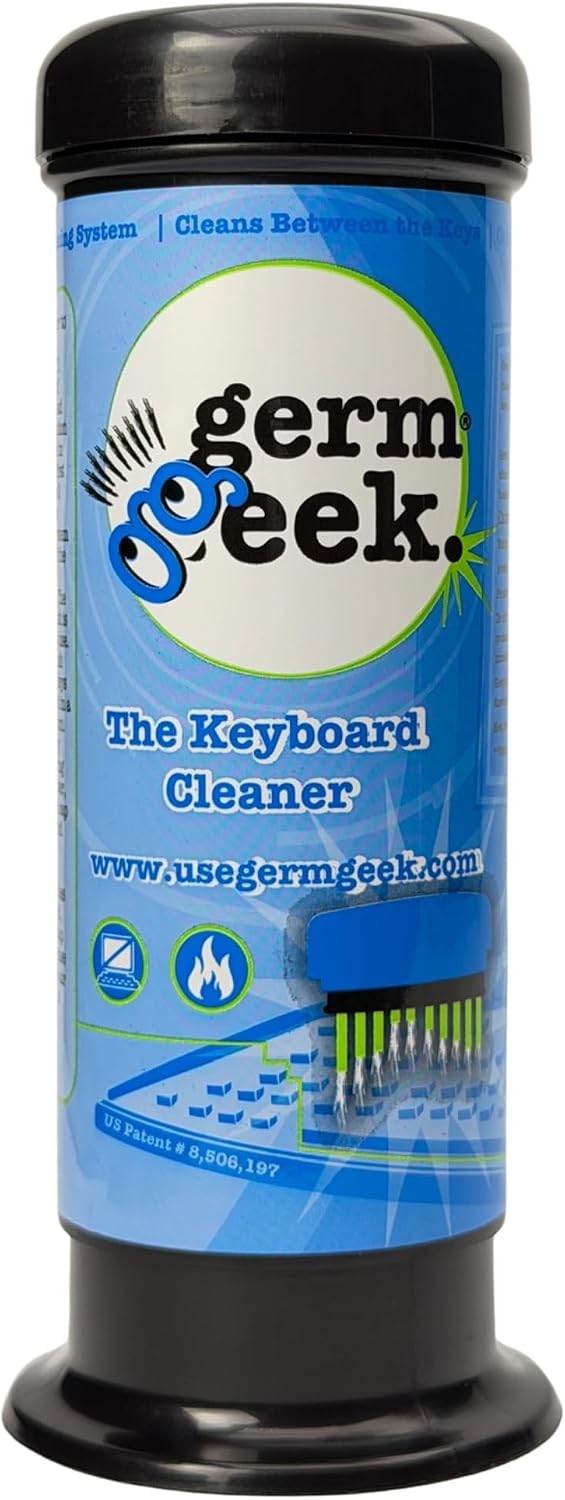 Keyboard & Electronics Cleaning Kit | Patented Precision Brush | Multi-Purpose Tool for Laptop Phone & AirPods | USA-Made, Eco-Friendly & Safe Computer Cleaner