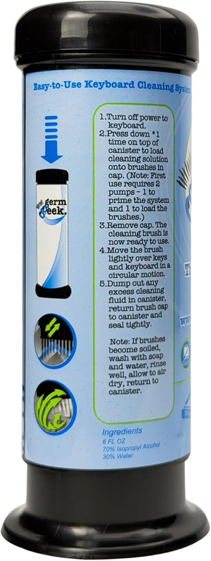 Keyboard & Electronics Cleaning Kit | Patented Precision Brush | Multi-Purpose Tool for Laptop Phone & AirPods | USA-Made, Eco-Friendly & Safe Computer Cleaner