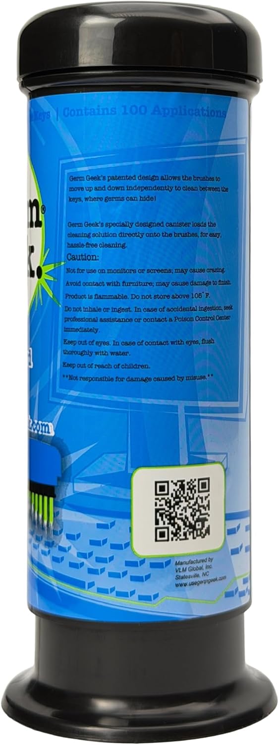 Keyboard & Electronics Cleaning Kit | Patented Precision Brush | Multi-Purpose Tool for Laptop Phone & AirPods | USA-Made, Eco-Friendly & Safe Computer Cleaner